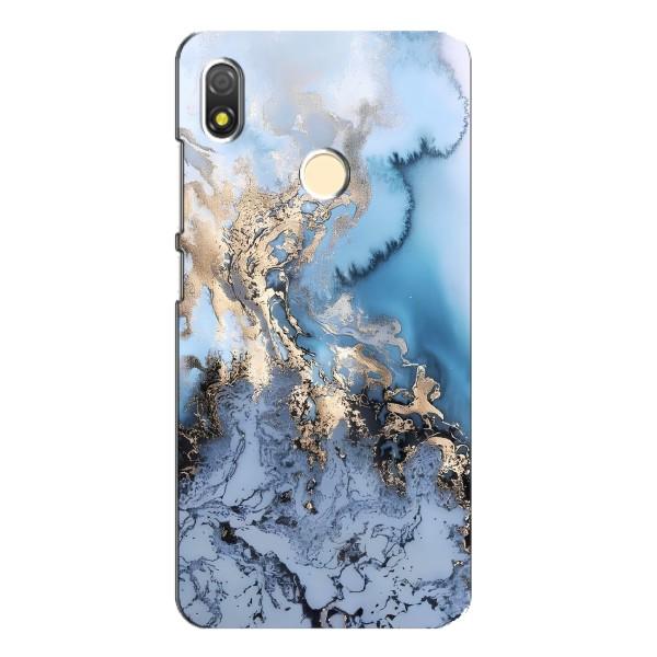 Мраморный чехол на TECNO POP 3 (VPrint) – Нежный мрамор