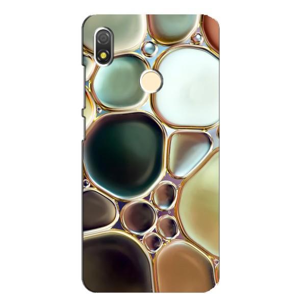 Мраморный чехол на TECNO POP 3 (VPrint) – Радужный Мрамор