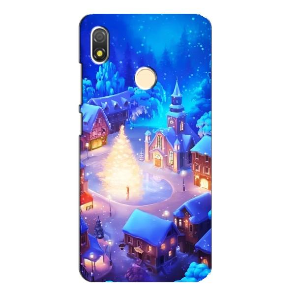 Рождественские Чехлы для TECNO POP 3 (VPrint) – Рождественский город