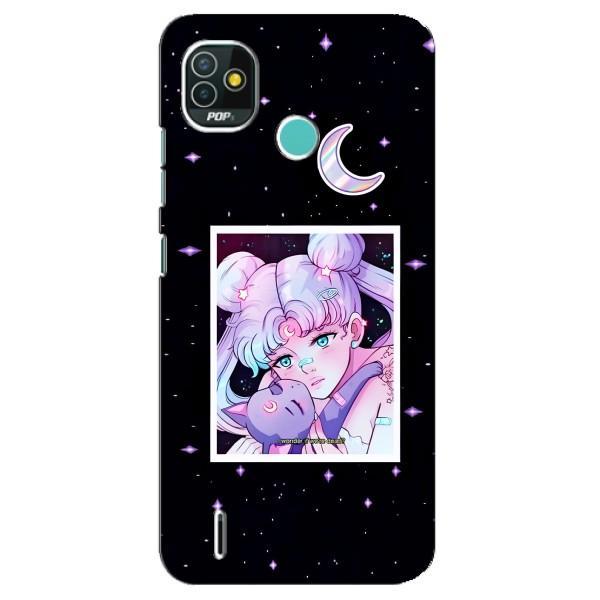 Чехлы Персонажи Аниме Наруто для TECNO Pop 4 LTE (AlphaPrint) – Сейлор Мун