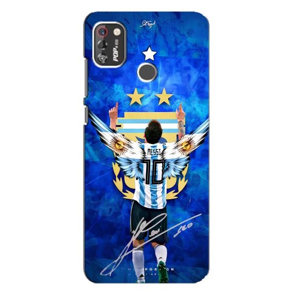 Чехлы для TECNO POP 4 Pro (Leo чемпион) (AlphaPrint) – Месси сборная