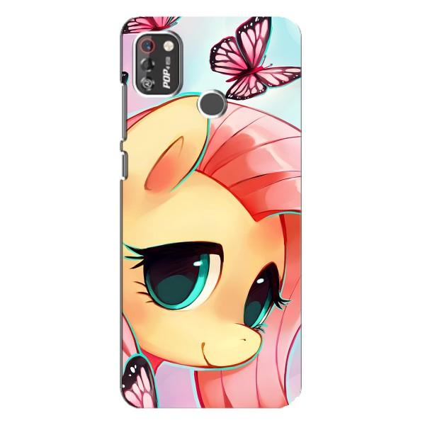 Чехол для Техно Поп 4 Про - (Единорожки - Новинки) (AlphaPrint) – Племя единорогов