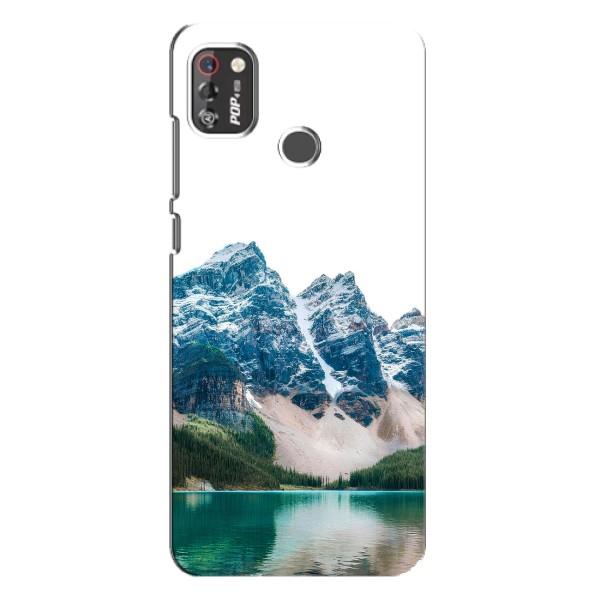 Силиконовый чехол с КАРТИНКАМИ лето для TECNO POP 4 Pro (AlphaPrint) – Гори