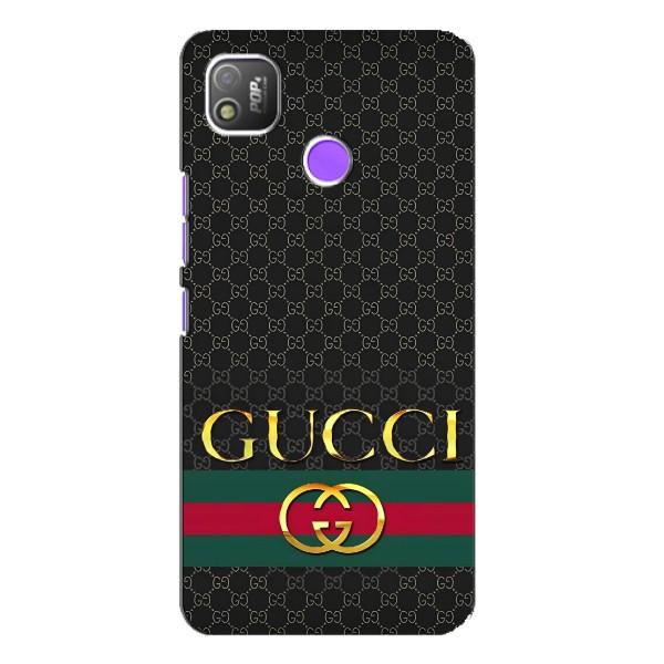 Чехлы ГУЧЧИ для Техно Поп 4 (AlphaPrint) – Gucci оригинал