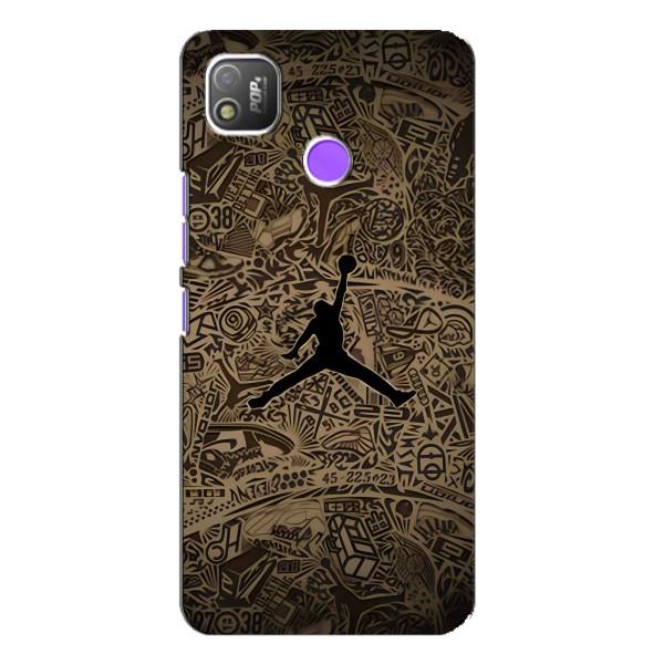 Чехлы для TECNO POP 4 - с картинкой JORDAN (AlphaPrint) – Logo Jordan