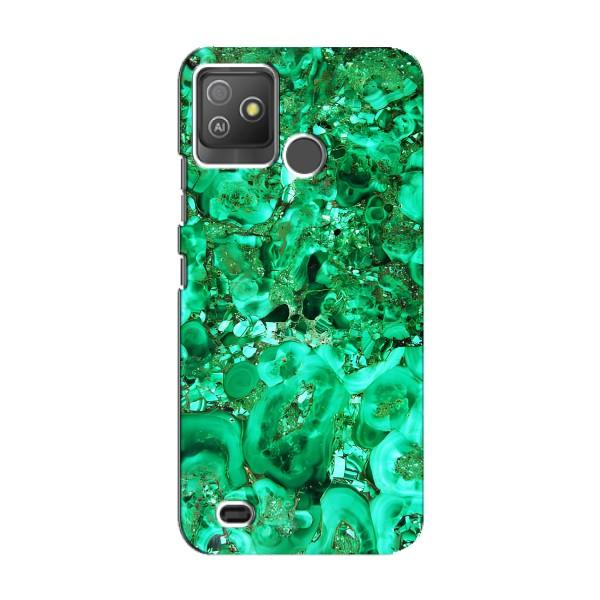 Мраморный чехол на Tecno Pop 5 GO (VPrint) – Салатный Мрамор