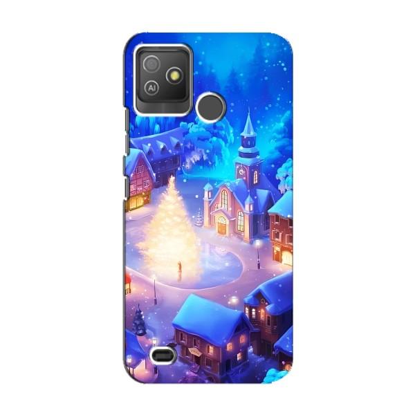 Різдвяні Чохли для Tecno Pop 5 GO (VPrint) – Різдвяне місто