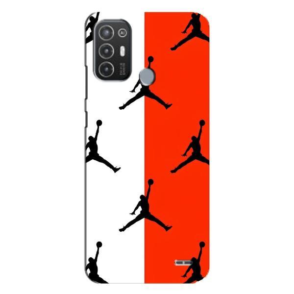 Чохли для TECNO Pop 6 Pro (BE8) - з картинкою JORDAN (AlphaPrint) – Лого Джордан