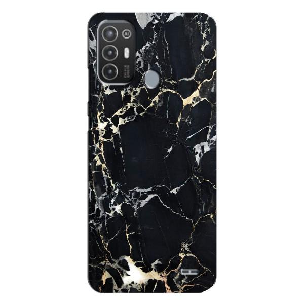 Чохол з текстурою Мрамора на Техно Поп 6 про – Чорний мрамор