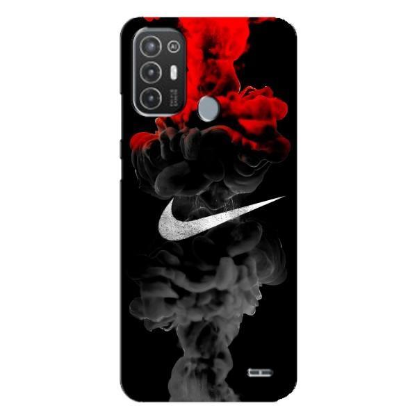 Чохол з логтипом Найк на TECNO Pop 6 Pro (BE8) – Найк на чорному