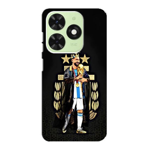 Чехлы для Tecno Pop 8 (Leo чемпион) (AlphaPrint) – Месси Король