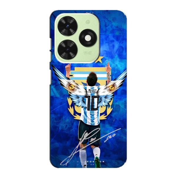 Чехлы для Tecno Pop 8 (Leo чемпион) (AlphaPrint) – Месси сборная