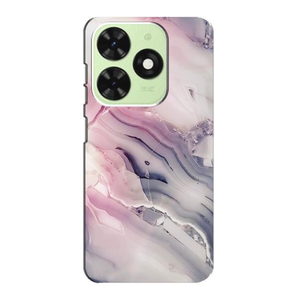 Мраморний чехол на Tecno Pop 8 (VPrint) – Пурпурний Мрамор