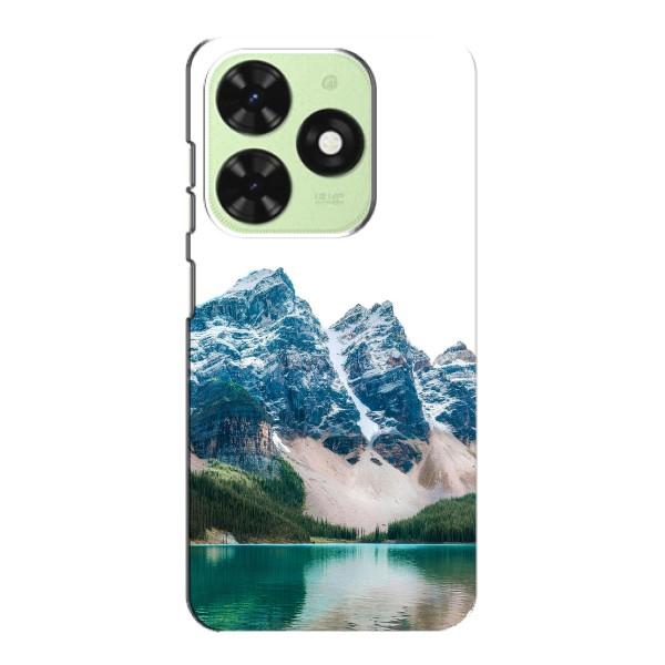 Силиконовый чехол с КАРТИНКАМИ лето для Tecno Pop 8 (AlphaPrint) – Гори