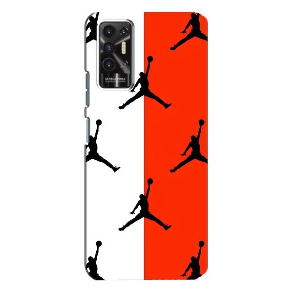 Чохли для TECNO Pova-2 (LE7n) - з картинкою JORDAN (AlphaPrint) – Лого Джордан