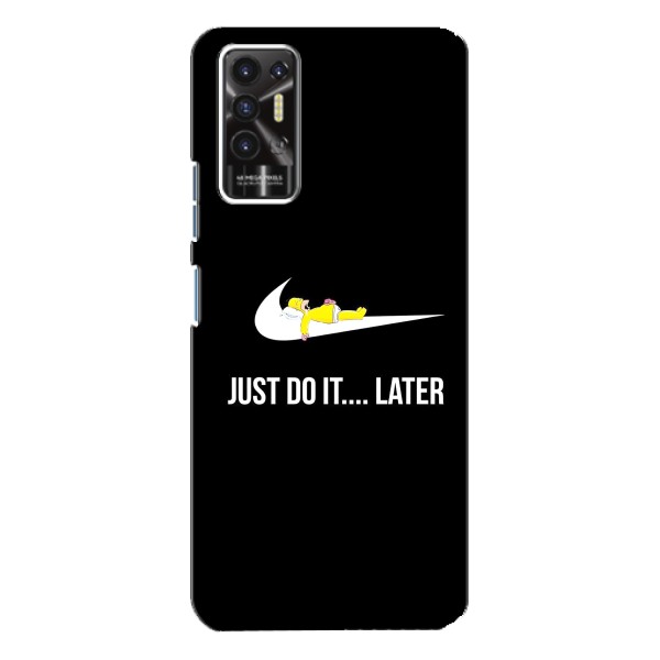 Чехол с логотипом Найк на TECNO Pova-2 (LE7n) – Nike just do it