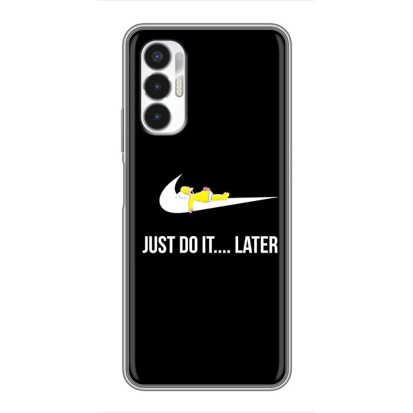 Чехол с логотипом Найк на Tecno POVA 3 (LF7n) – Nike just do it