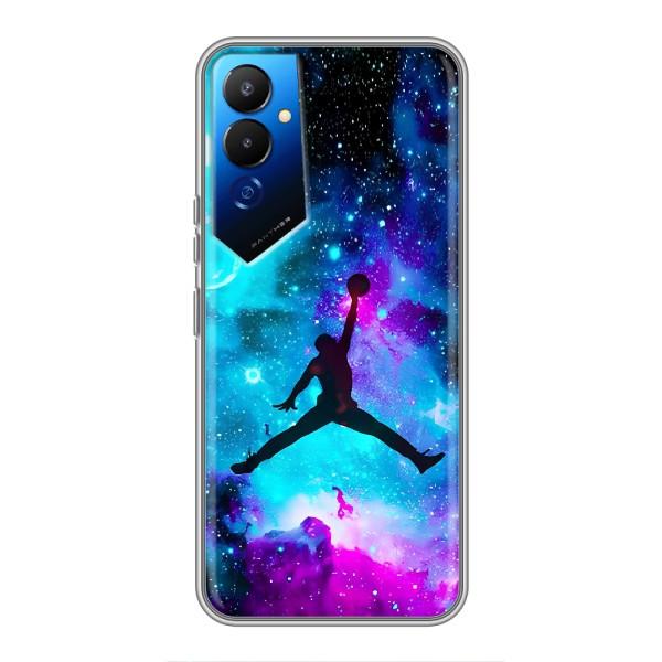Чехлы для Tecno POVA 4 (LG7n) - с картинкой JORDAN (AlphaPrint) – Яркий Джордан