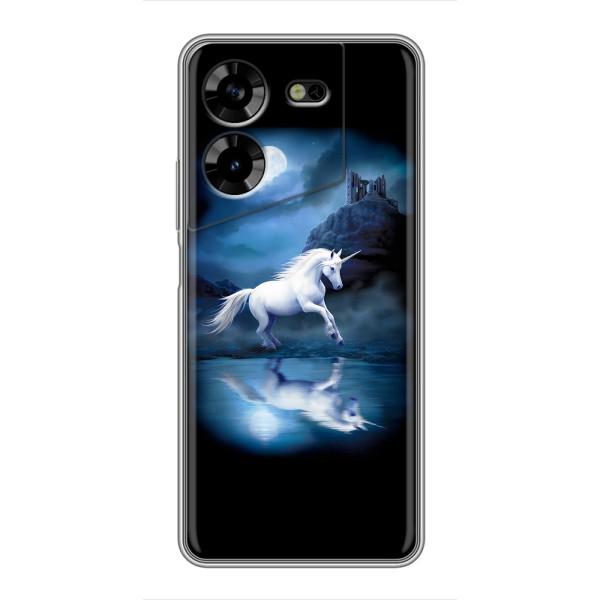 Чехол для Техно ПОВА 5 - (Единорожки - Новинки) (AlphaPrint) – Единорог