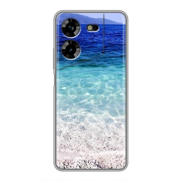 Силиконовый чехол с КАРТИНКАМИ лето для Tecno POVA 5 (LG7n) (AlphaPrint) – Море