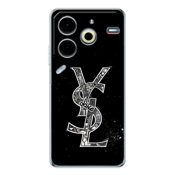 Чохол (Dior, Prada, YSL, Chanel) для Tecno Pova 6 Neo 5G – YSL
