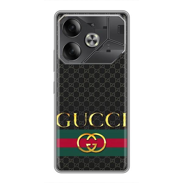 Чехлы ГУЧЧИ для Техно Пова 6 (AlphaPrint) – Gucci оригинал