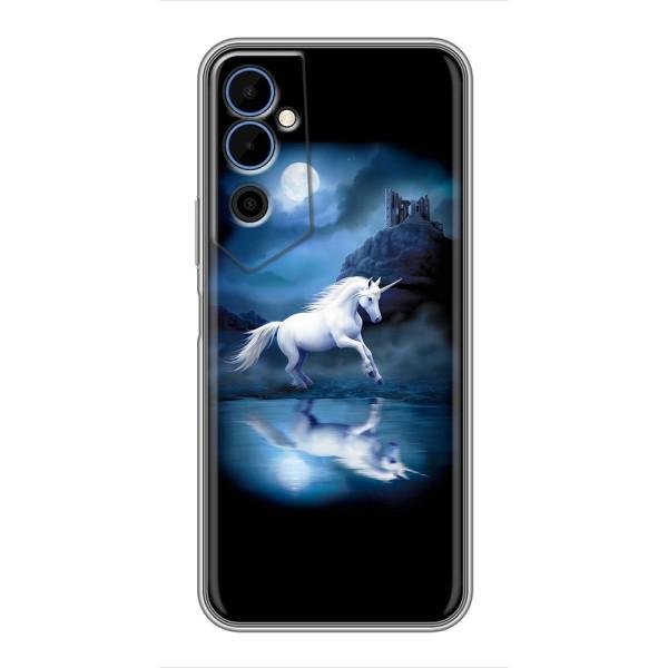 Чехол для Техно Пова Нео 2 - (Единорожки - Новинки) (AlphaPrint) – Единорог