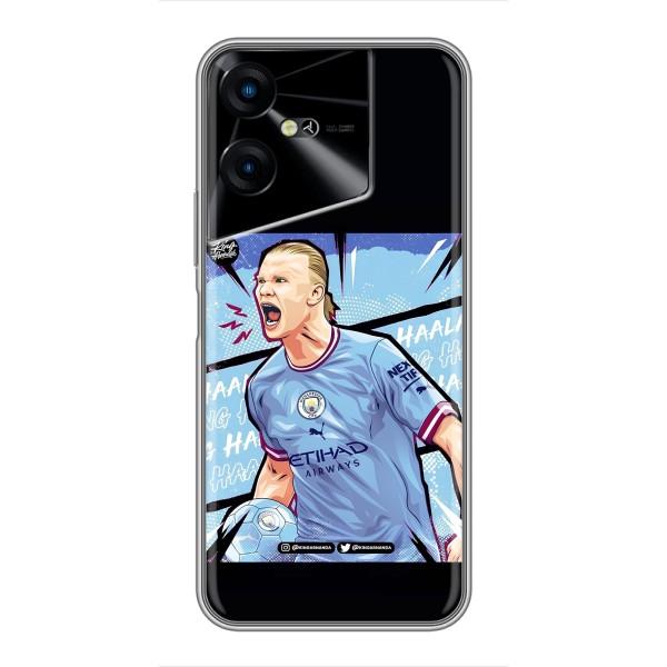 Чехлы с футболистом Ерлинг Холанд для Tecno POVA Neo 3 (AlphaPrint) – гол Эрлинг Холланд