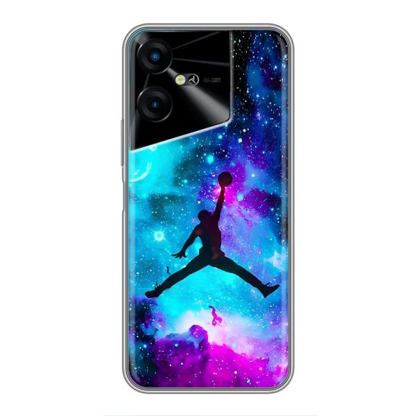 Чохли для Tecno POVA Neo 3 - з картинкою JORDAN (AlphaPrint) – Яскравий Джордан