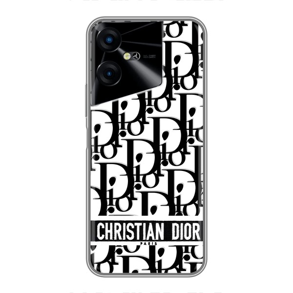 Чохол (Dior, Prada, YSL, Chanel) для Tecno POVA Neo 3 – Christian Dior