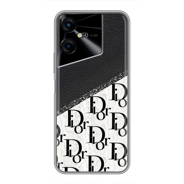 Чохол (Dior, Prada, YSL, Chanel) для Tecno POVA Neo 3 – Діор