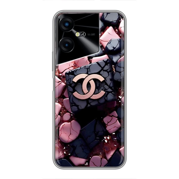 Чохол (Dior, Prada, YSL, Chanel) для Tecno POVA Neo 3 – Шанель