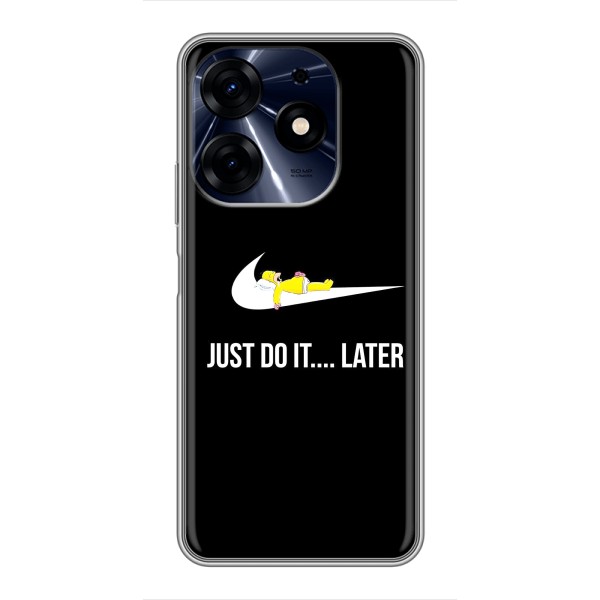 Чехол с логотипом Найк на TECNO Spark 10 Pro – Nike just do it