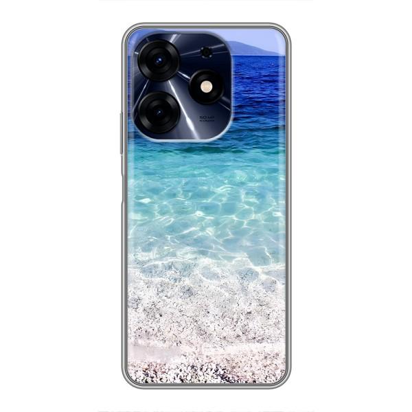 Силиконовый чехол с КАРТИНКАМИ лето для TECNO Spark 10 Pro (AlphaPrint) – Море