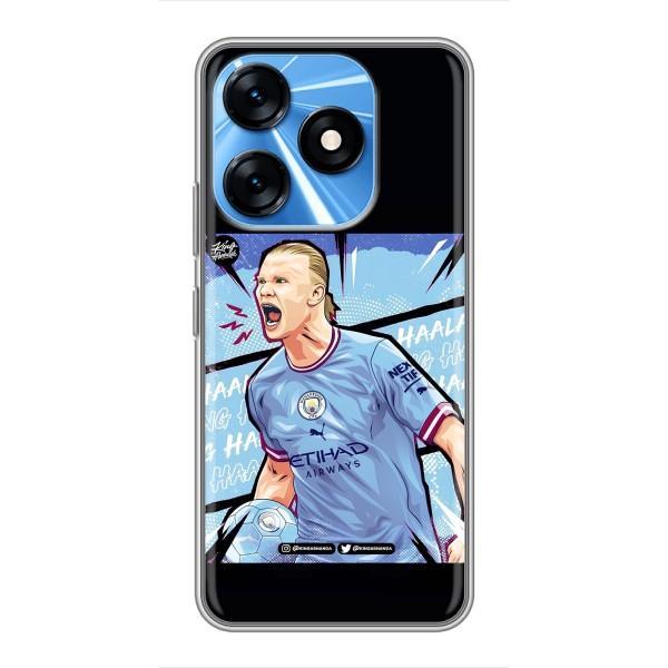 Чехлы с футболистом Ерлинг Холанд для TECNO Spark 10 (AlphaPrint) – гол Эрлинг Холланд