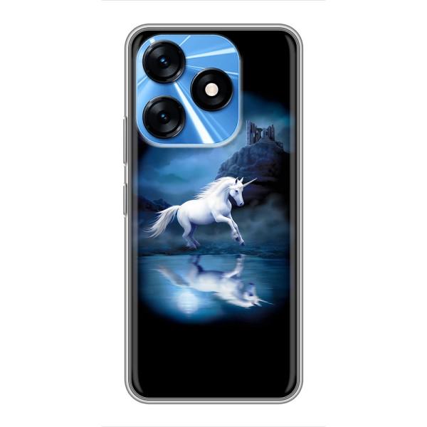 Чехол для Техно Спарк 10 - (Единорожки - Новинки) (AlphaPrint) – Единорог