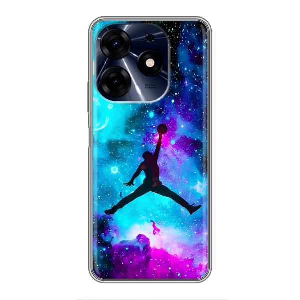 Чехлы для TECNO Spark 10c - с картинкой JORDAN (AlphaPrint) – Яркий Джордан