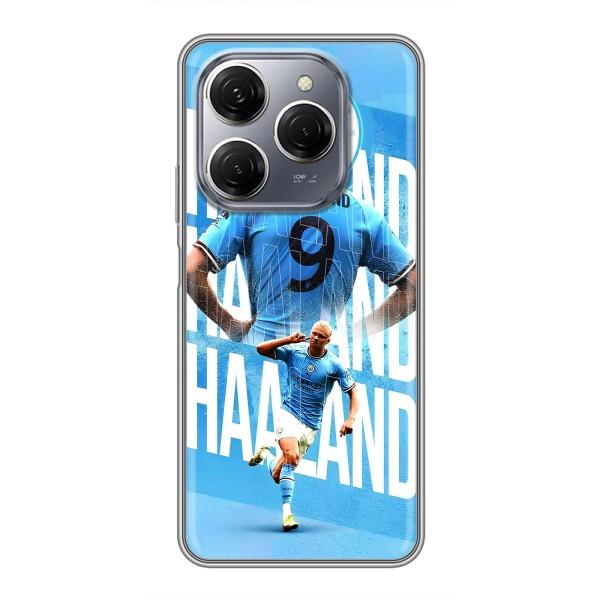 Чехлы с футболистом Ерлинг Холанд для TECNO Spark 20 Pro (AlphaPrint) – Erling Haaland