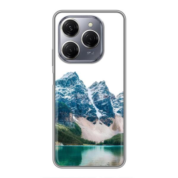 Силіконовий чохол з КАРТИНКАМИ літо для TECNO Spark 20 Pro (AlphaPrint) – Гори