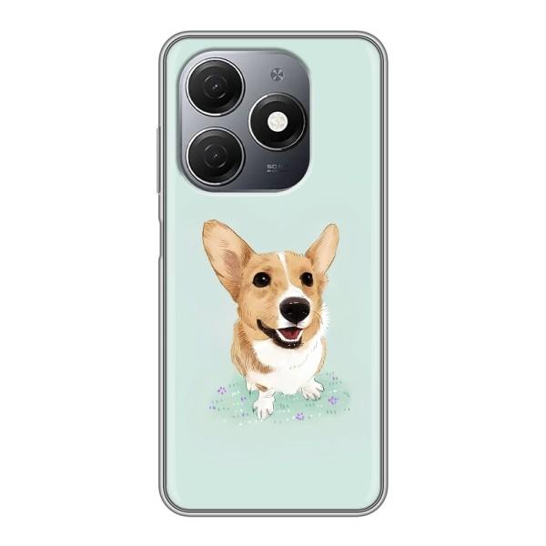 Чехлы с собаками для TECNO Spark 20 (VPrint) – Корги