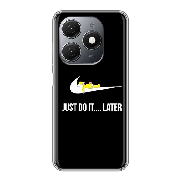 Чохол з логтипом Найк на TECNO Spark 20 – Nike just do it