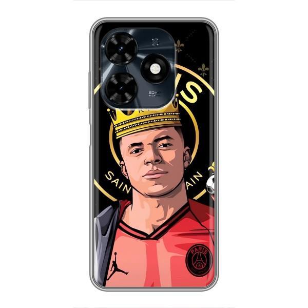 Чехол (TPU) с Футболистом на TECNO Spark 20c – Mbappe King