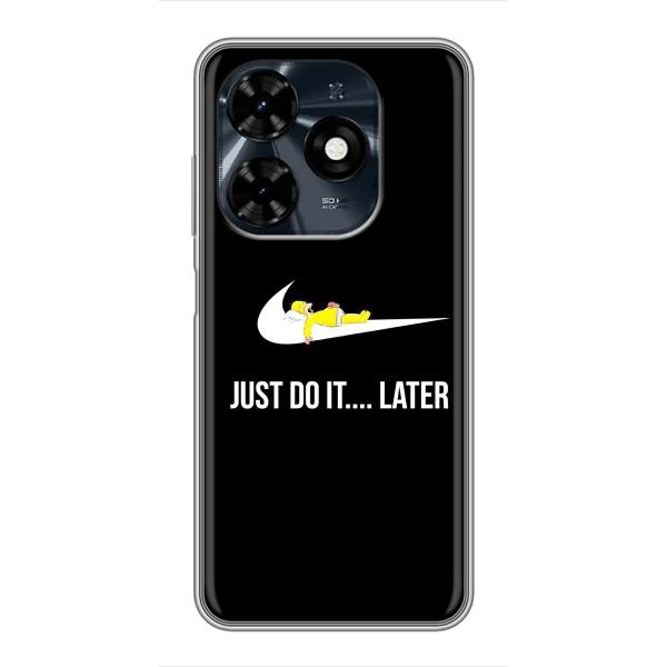 Чехол с логотипом Найк на TECNO Spark 20c – Nike just do it