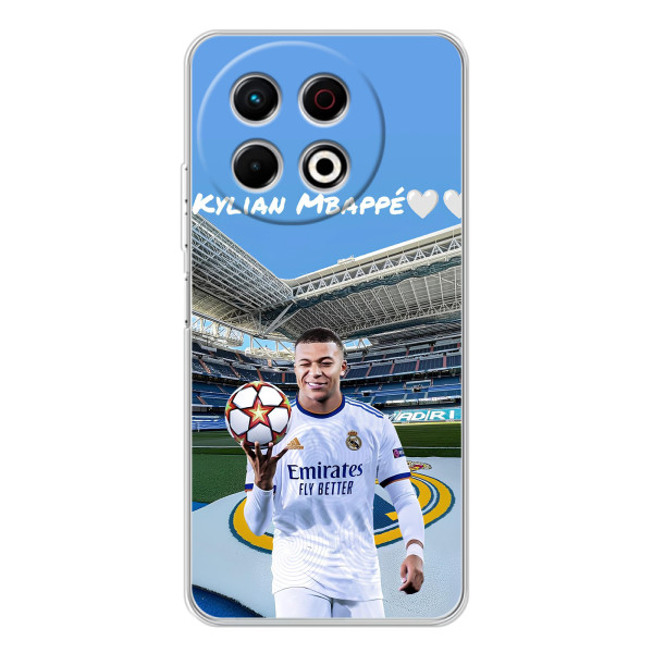 Чехол (TPU) с Футболистом на TECNO Spark 30 Pro – Mbappe Real