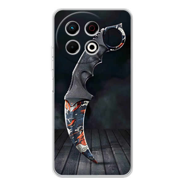 Чехол КИБЕРСПОРТ для TECNO Spark 30 Pro – Кинжал КС ГО