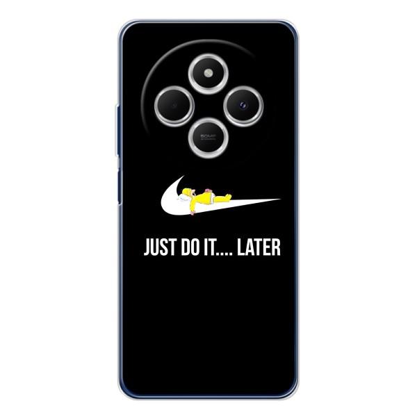 Чехол с логотипом Найк на Tecno Spark 30 – Nike just do it