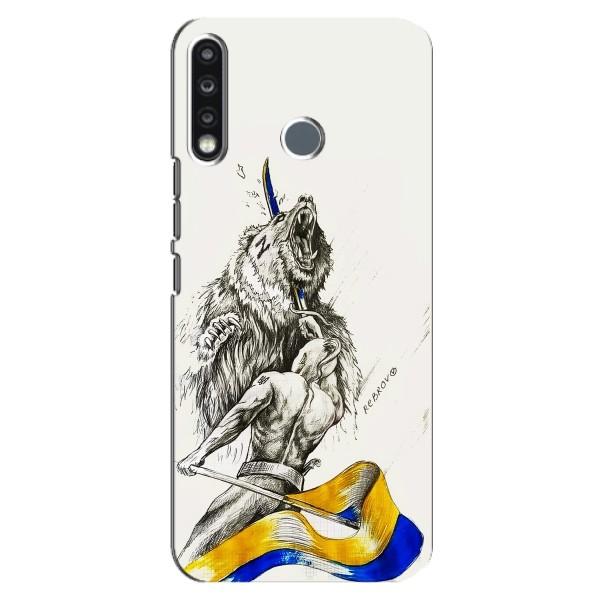 Чехлы Доброго вечора, ми за України для Техно Спарк 4 (AlphaPrint) – Победа