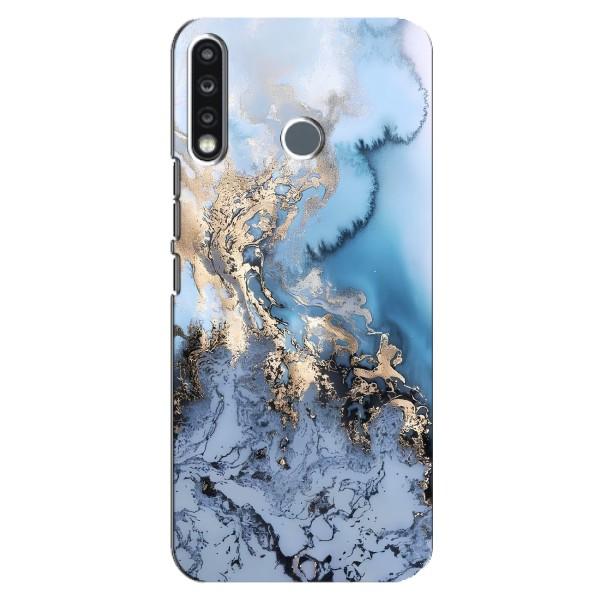 Мраморный чехол на TECNO Spark 4 (VPrint) – Нежный мрамор