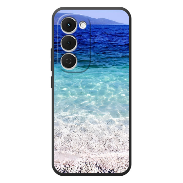 Силиконовый чехол с КАРТИНКАМИ лето для Tecno Spark 40 Pro Plus (AlphaPrint) – Море