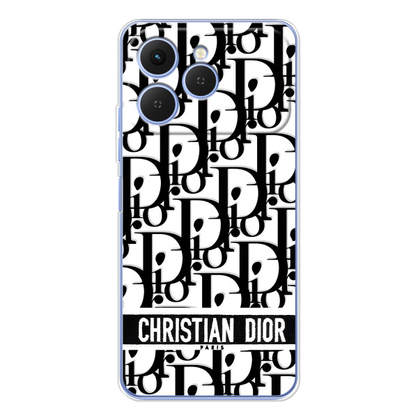 Чохол (Dior, Prada, YSL, Chanel) для Tecno Spark 40 – Christian Dior